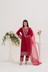 ALLEY EMBROIDERED 3PCS