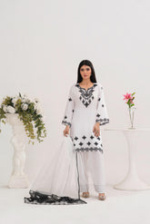 WHITE CHARM (FARSHI SHALWAR) 3PCS