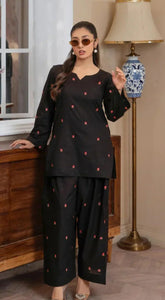 Flower-Petal Furshi Shalwar 3pc