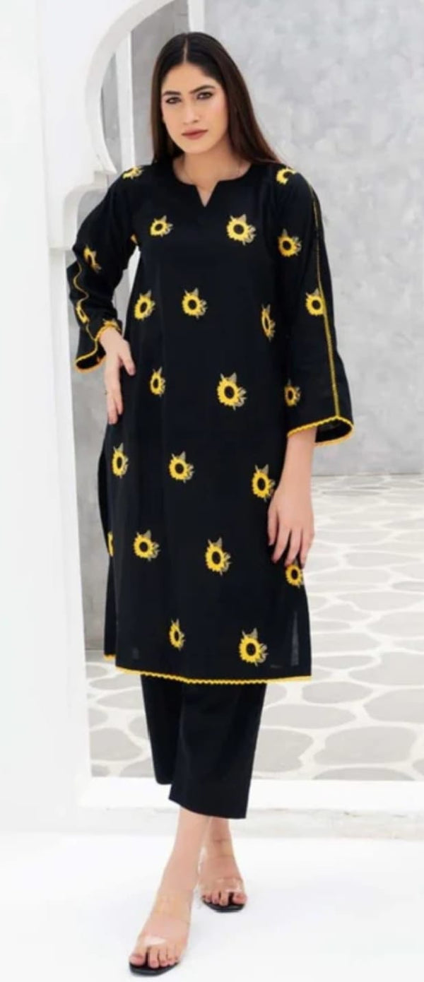 Black Sunflower 2pc